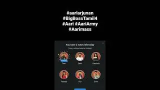 Aari Anna Voting #aariarjunan #BigBossTamil4 #Aari #AariArmy #Aarimass