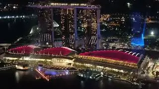 新加坡 Altitude sky bar ( 全球最高的露天屋頂酒吧 ) 高空景觀無敵 View ~濱海灣金沙酒店水舞秀One Raffles Place Upper Viewing Gallery.