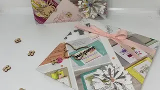 Schnelle Upcycling Umschl&auml;ge mit dem Simply Scored Falzbrett