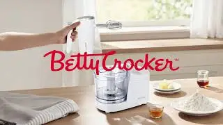 Betty Crocker BC-7222W 2-Piece Combo Set, Hand Mixer + Food Chopper