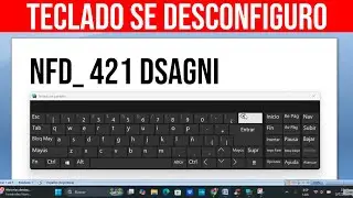 ❌ Mi Teclado se DESCONFIGURO, Escribe OTRAS LETRAS (SOLUCION!)