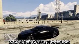 Before and after car mods