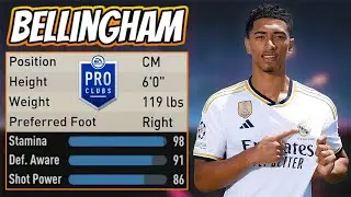 BEST JUDE BELLINGHAM CM BUILD in FIFA 23 PRO CLUBS!
