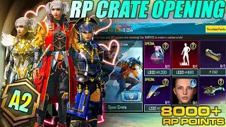A2 LAST DAY RP CRATE OPENING || GOT FREE MYTHIC OUTFIT, MINI MATERIAL & PAINTS || NEW SEASON TIMING