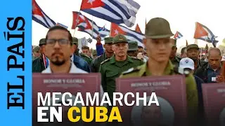 MILES de CUBANOS marchan en honor a los SOLDADOS CAÍDOS en el ATAQUE de EE UU a VENEZUELA | EL PAÍS