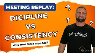 Consistency vs Discipline: Why Most Sales Reps Stall