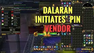 Dalaran Initiates' Pin Vendor Location (WoW Retail)