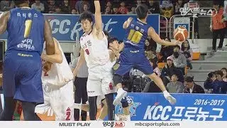 'meaty basketball' Lee HyunMin Double clutch  | Egis vs  KGC | 20161119 | 2016-17 KBL