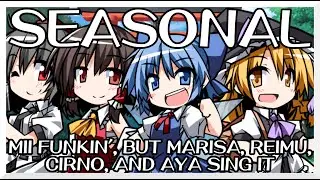 Seasonal - Mii Funkin' [Touhou Vocal Mix] / but Marisa, Reimu, Cirno, and Aya sing it - FNF Covers