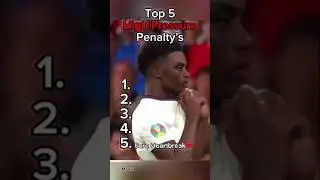 TOP 5 HIGH PRESSURE PENALTY #shorts #viralvideo #fyp