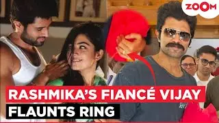 Vijay Deverakonda finally SHOWS OFF his engagement ring with Rashmika Mandanna; fans REACT