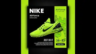 Shoe Banner Design/Social Media Poster/Shoe Design