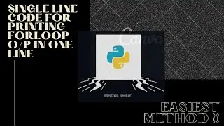 How to print all the outputs of for loop in single line?