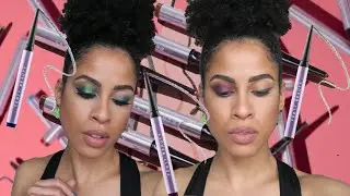 FENTY BEAUTY — Стойкие подводки для глаз Flypencil — Образцы + Демонстрация | kinkysweat