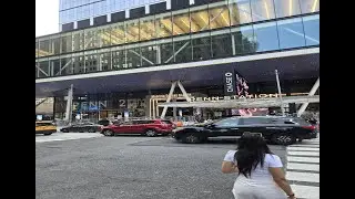 A walk from Penn Station to the High Line. Seeing the 