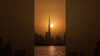 1 Sunset. 1 City. 1 Minute. 🌇 Dubai Timelapse Skyline.
