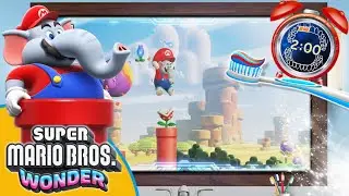 Mario Wonder Elephant 2 Minute Toothbrush timer with Music