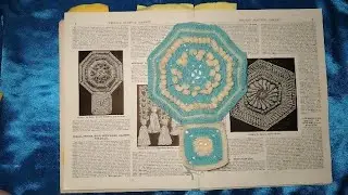 New Colour in my Antique Victorian Crochet Quilt