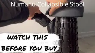 Demonstrating How EASY TO SET UP and COLLAPSE This NUMANU Collapsible Stool Is [PRODUCT REVIEW]