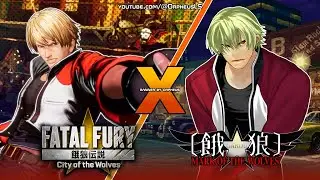 FATAL FURY CotW - ROCK gameplay comparison with GAROU MotW