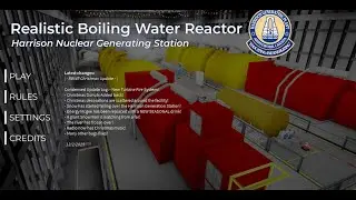 RBWR(realistic water boiling reactor simulator)Unit 1 startup guide V.1.7.5