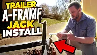 TRACTOR SUPPLY Carry-On Trailer A-frame Jack INSTALL on Home Depot Karavan Trailer