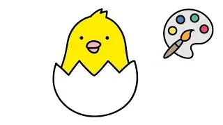How to draw baby chick 🐣 || Chick 🐣 drawing || art drawing for kids || animal drawing 