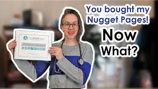HOW TO STUDY using the NCLEX Nursing Nugget Pages | Written by Justine Buick, MSN, RN