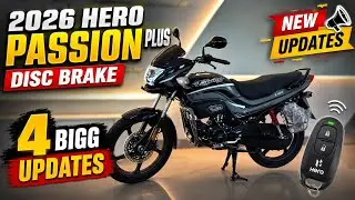 2026 Hero Passion Plus Disc Brake Review | New Updates | Price | Mileage | Top Speed | A2R Motoride