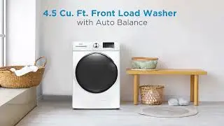 BLACK+DECKER BFLW45M 4.5 Cu. Ft. Front Load Washer