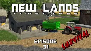 FS19 survival | New Lands | E31 | TMR, Spraying Crops And Selling Wool and Oats