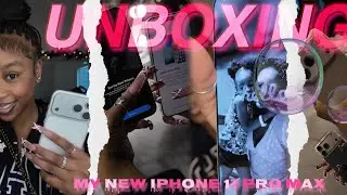 GOODBYE IPHONE 13 PRO MAX🙁HELLO IPHONE 17 PRO MAX (silver)🥹📱 UNBOXING, SET UP, CUTE PHONE CASES