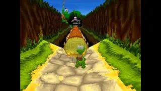 Croc 2 - PS1 - Sailor Village - Save the Bird From the Thief (Blind)
