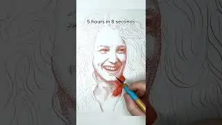 Timelapse✒️ Pen & Ink Drawing + Original Music | Natural Beauty #drawing #art #illustration