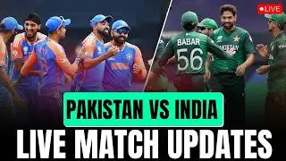 Pakistan vs India - Live match updates