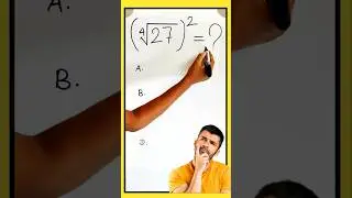 Can You Solve This Exponent Square Root Puzzle? #maths #shorts