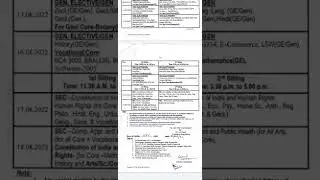 VBU Semester 3 Exam Routine 2020-23 | VBU UG Sem 3 Exam Program