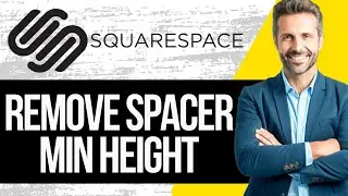 Как удалить блок минимальной высоты разделителя на Squarespace