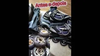 Troca de rolamentos do Patins #patins