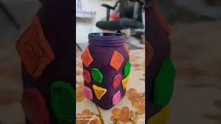 Can be used as flower pot or penstand #learner #begrateful #colours