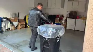 Trash Smell Buster plastic Cap removes Trash Can Foul odor keeps flies insects animals away!