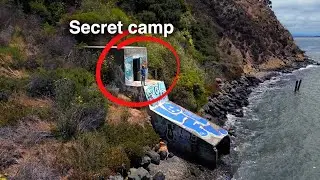 Overnight In Abandoned Seaside Tunnel