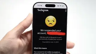 Как исправить заблокированный аккаунт в Instagram!