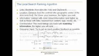 Go Local or Go Home: Local Search Marketing Webinar