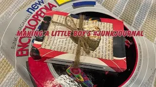 Making a Child's #junkjournal Out of a Candy Box