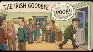 Trying to Leave an Irish House Party - The Irish Goodbye (Funny Irish Folk Song)