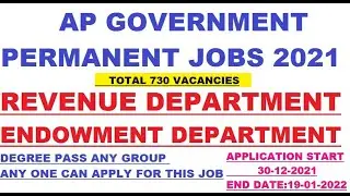 AP REVENUE DEPARTMENT JOBS DEGREE JOBS JUNIOR ASSISTANT CUM ASSISTANT JOBS 2021