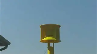 mini sd10 tornado siren outdoor test. (3 minute alert) with siren ambiance.