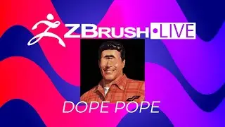 New ZBrushLIVE Resident Streamer DopePope! Let's All Welcome Him to the Stream Team on 9/17!