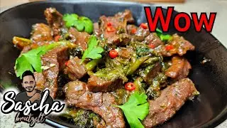 Würziges Rindfleisch mit Brokkoli | Sascha brutzelt